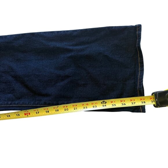 Talbots Womens Curvy Bootcut Jeans 14P/32 Dark Wash Cotton Blend - Picture 11 of 11